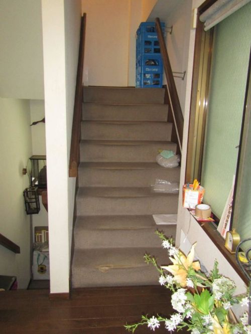 階段のカーペット張り替えリフォーム